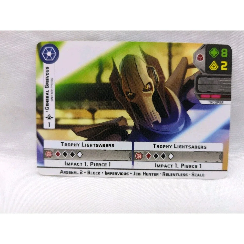 Star Wars Legion General Grievous Promo Card